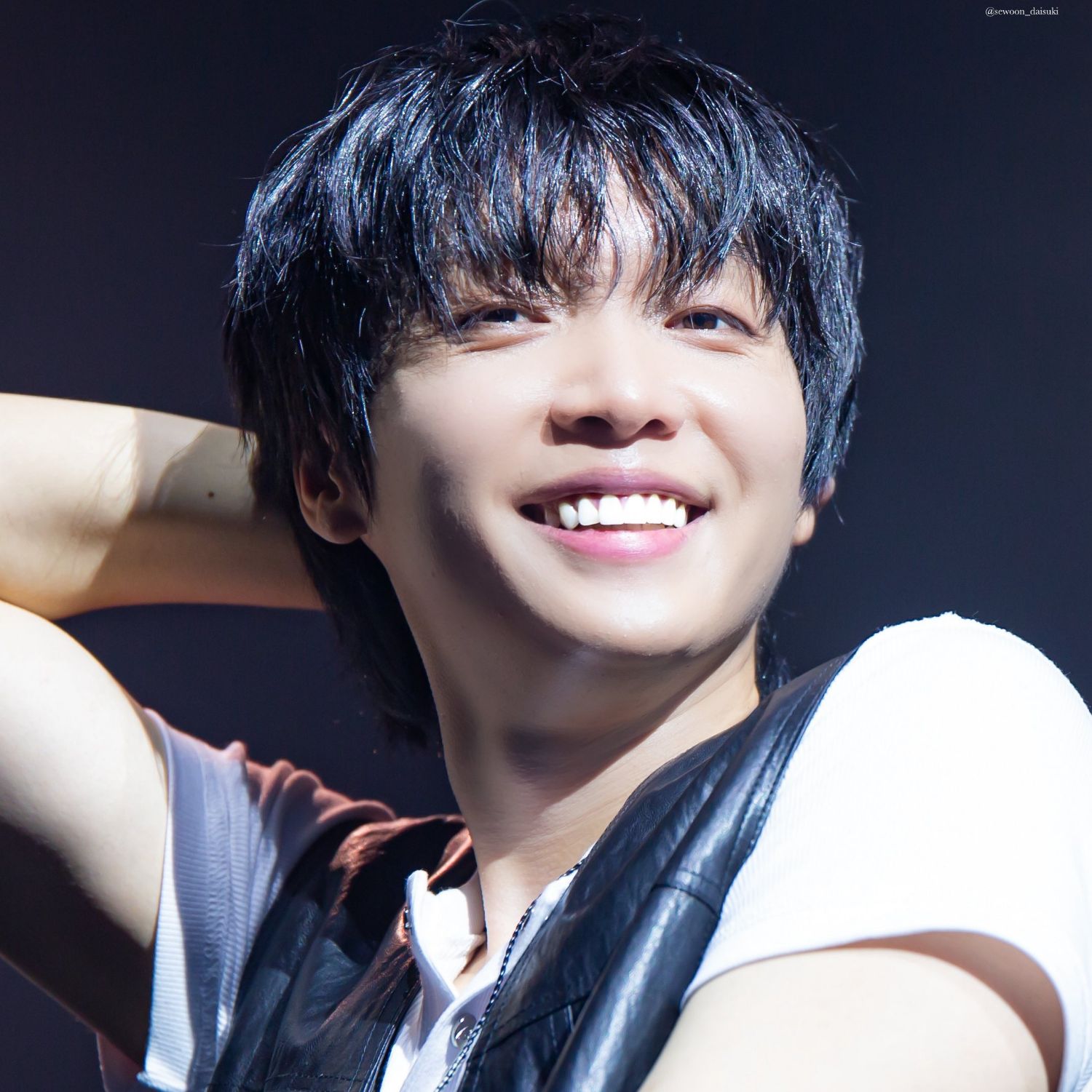 A moment captured by Jeong Sewoon's fan