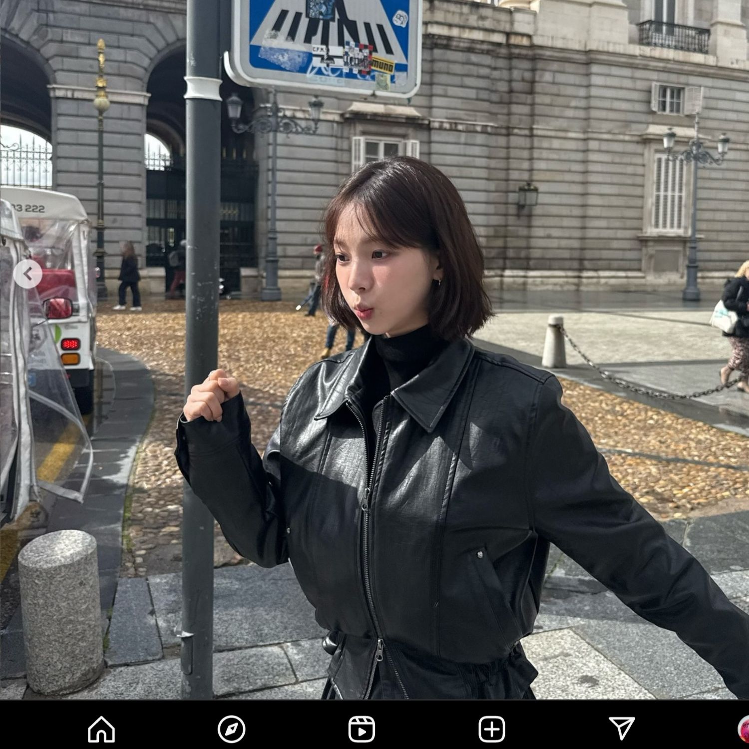 Recent activity shot of Karina (aespa)