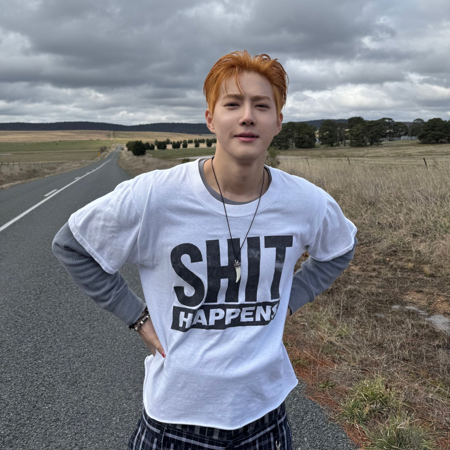 Suho (EXO)粉丝拍下的瞬间