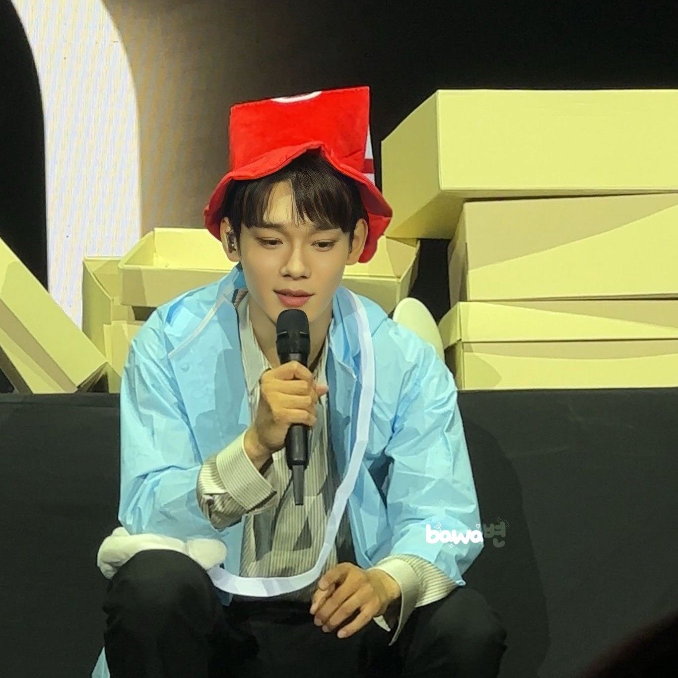 Recent activity shot of Chen (EXO)