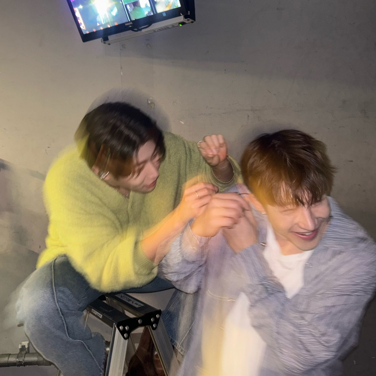 A moment captured by ASTRO's fan