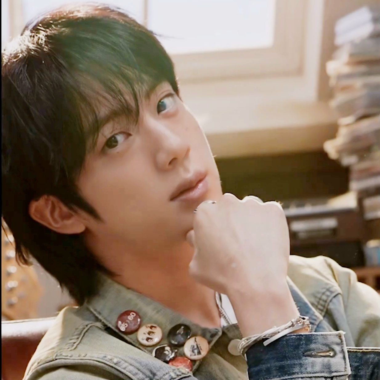 A moment captured by Jin_BTS's fan