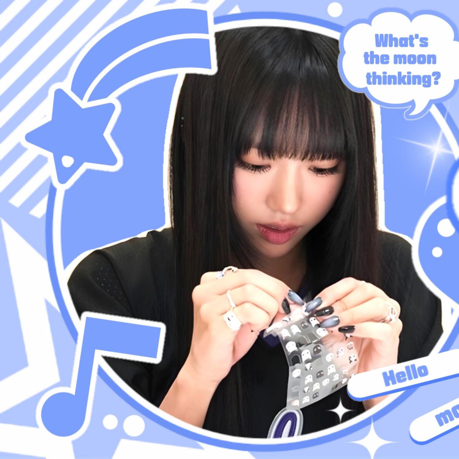 A moment captured by Sooin (MEOVV)'s fan