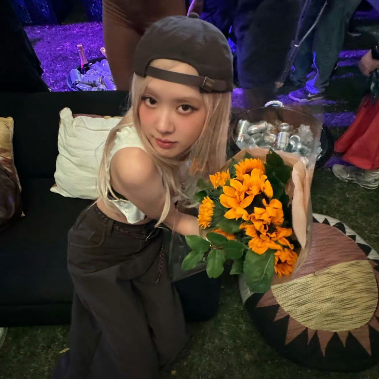 Momen yang diabadikan oleh penggemar ROSÉ (BLACKPINK)