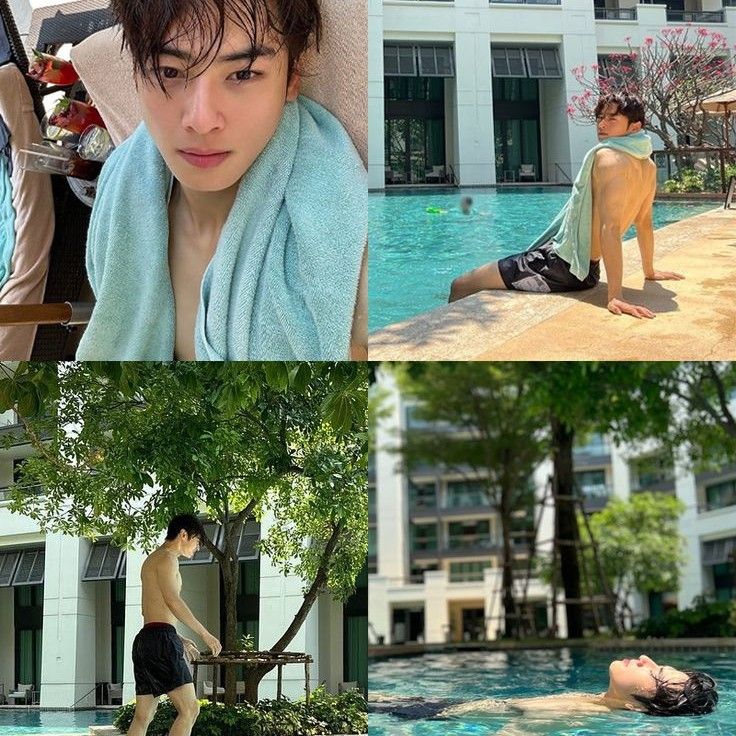 Recent activity shot of Eunwoo (ASTRO)