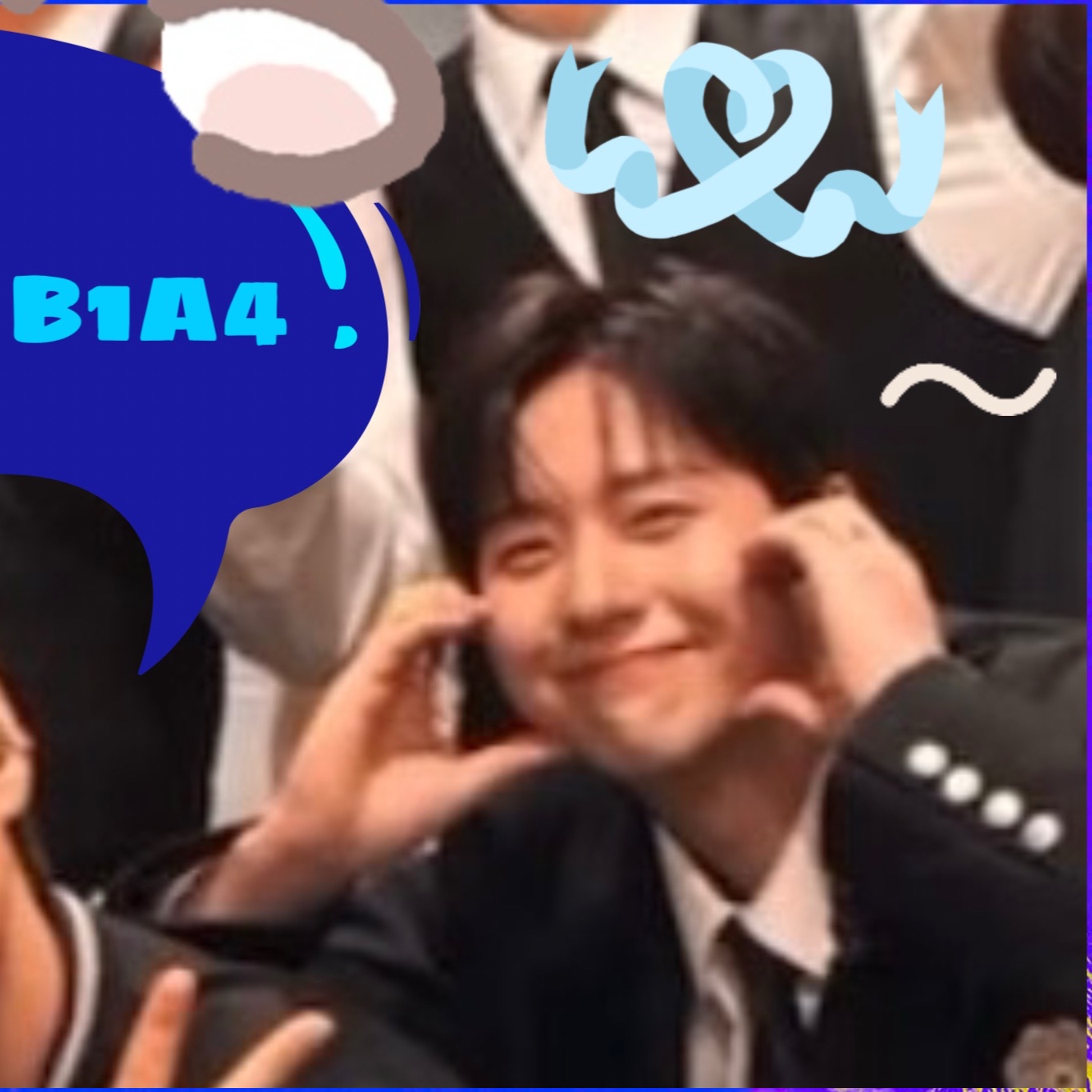 A moment captured by B1A4's fan