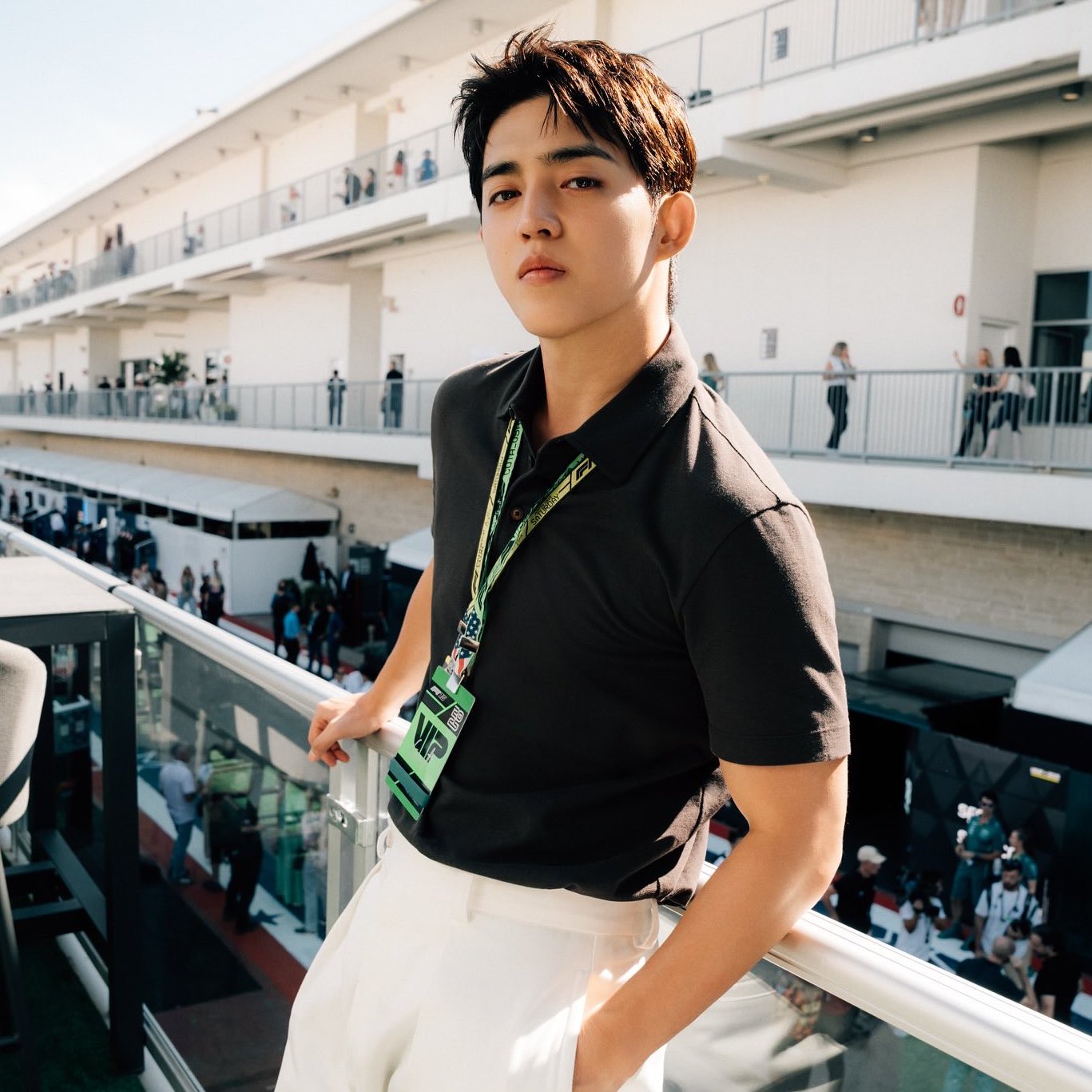 A moment captured by SEVENTEEN's fan