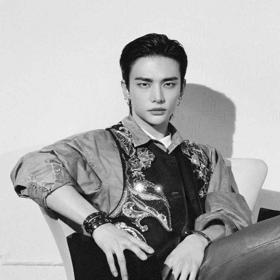 A moment captured by Hyunjin (Stray Kids)'s fan