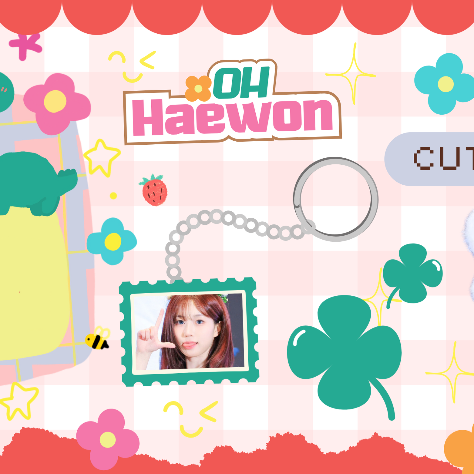 A moment captured by Haewon (NMIXX)'s fan