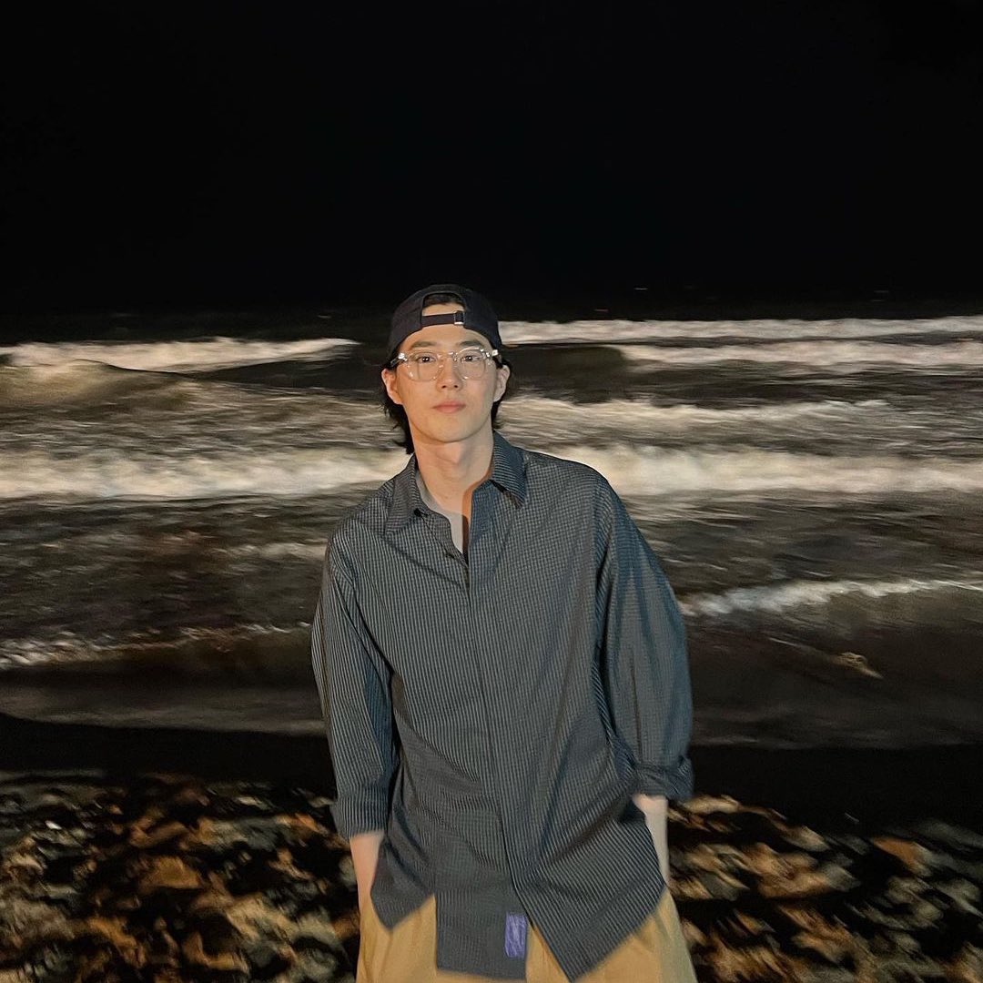 Recent activity shot of Suho (EXO)