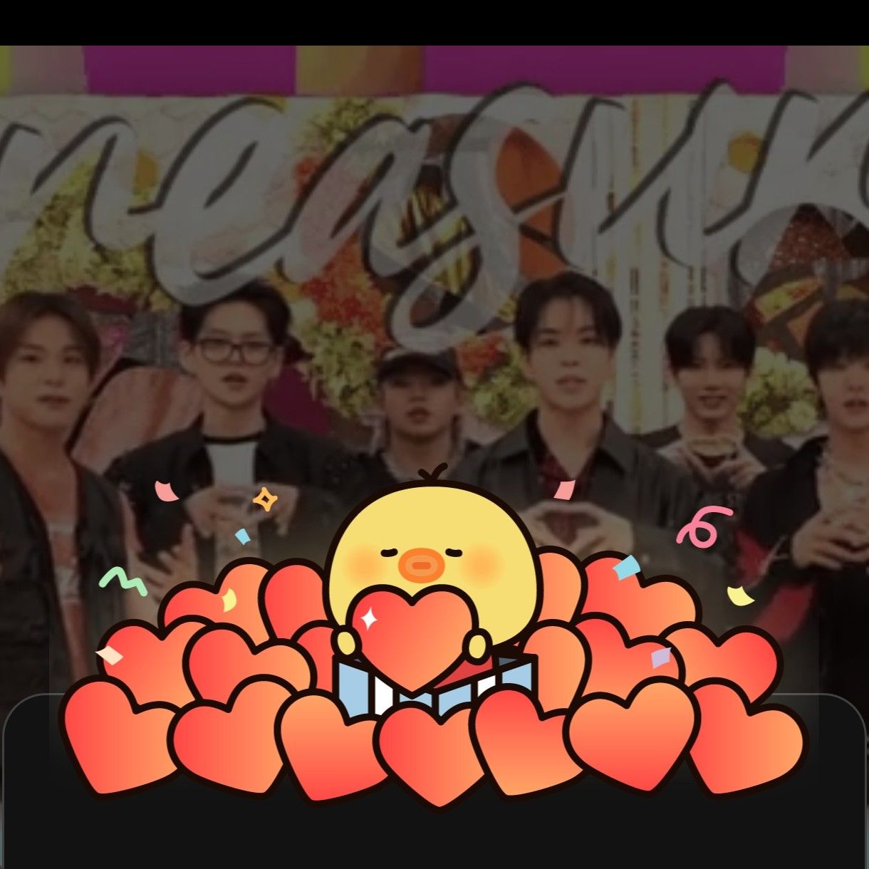 A moment captured by TREASURE's fan