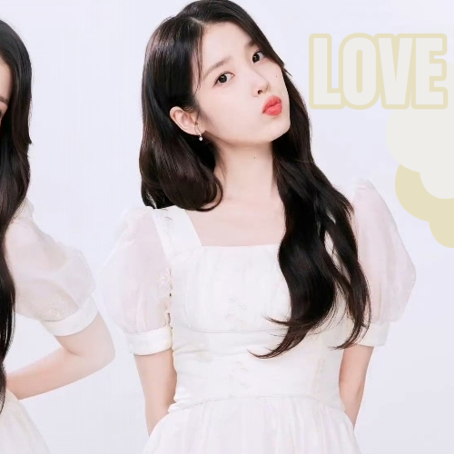 Behind-the-scenes cut of IU