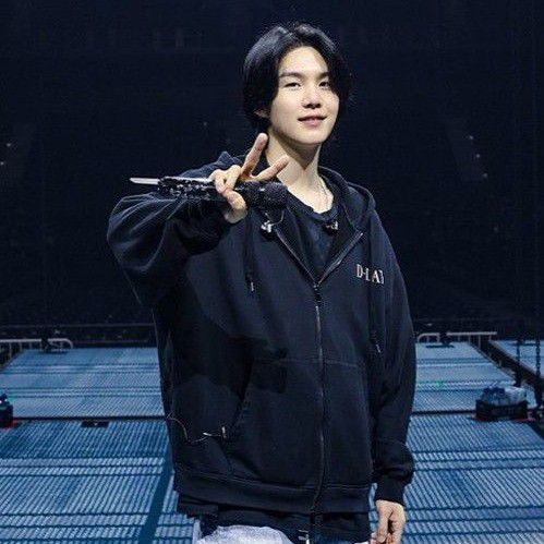 Recent activity shot of SUGA (BTS)