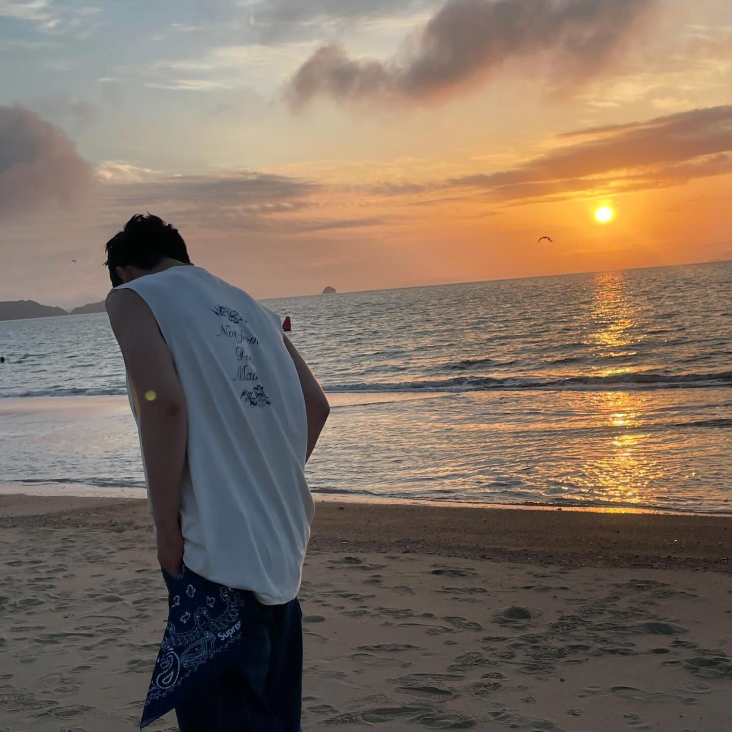 A moment captured by Kim Yohan (WEi)'s fan