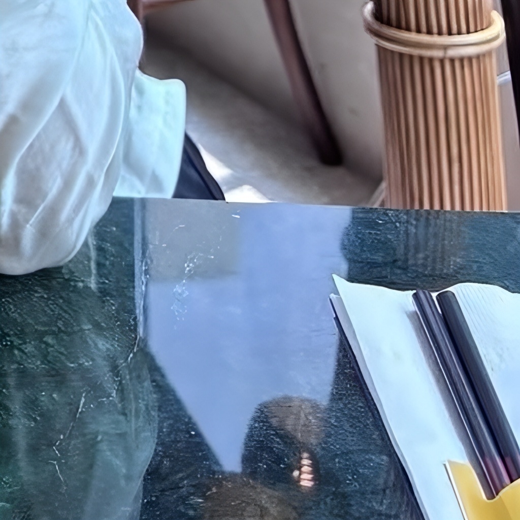 A moment captured by Kang Hyewon's fan