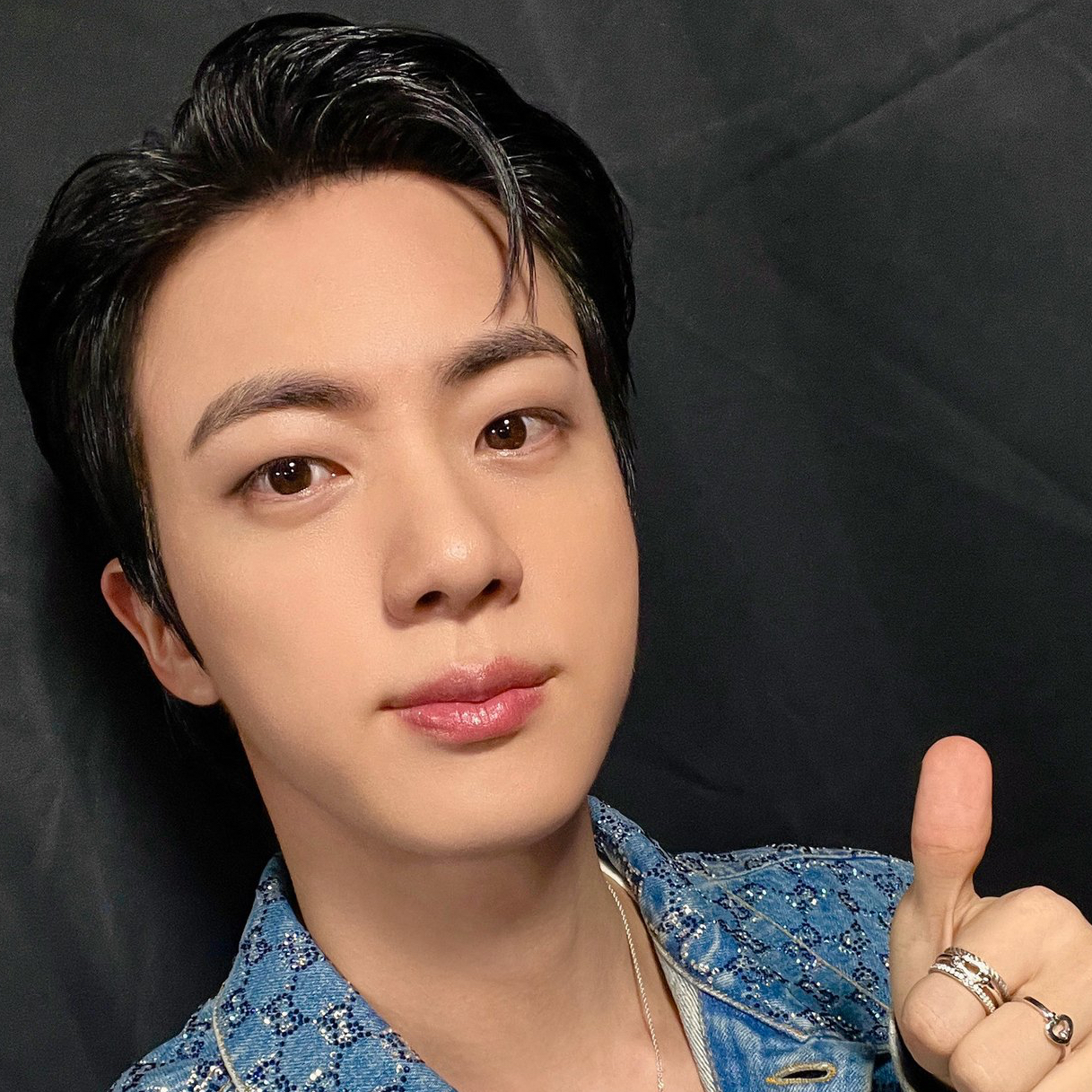 A moment captured by Jin (BTS)'s fan