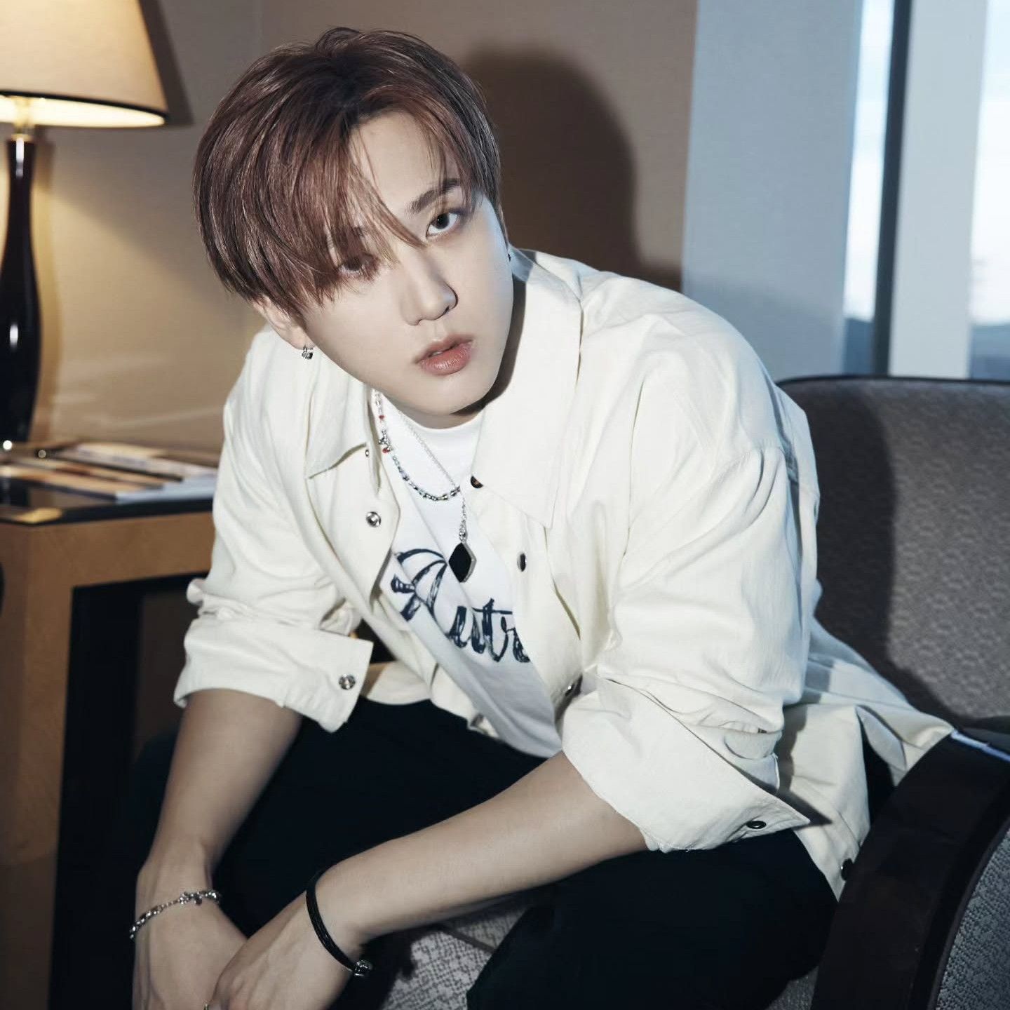 Recent activity shot of Changbin (Stray Kids)