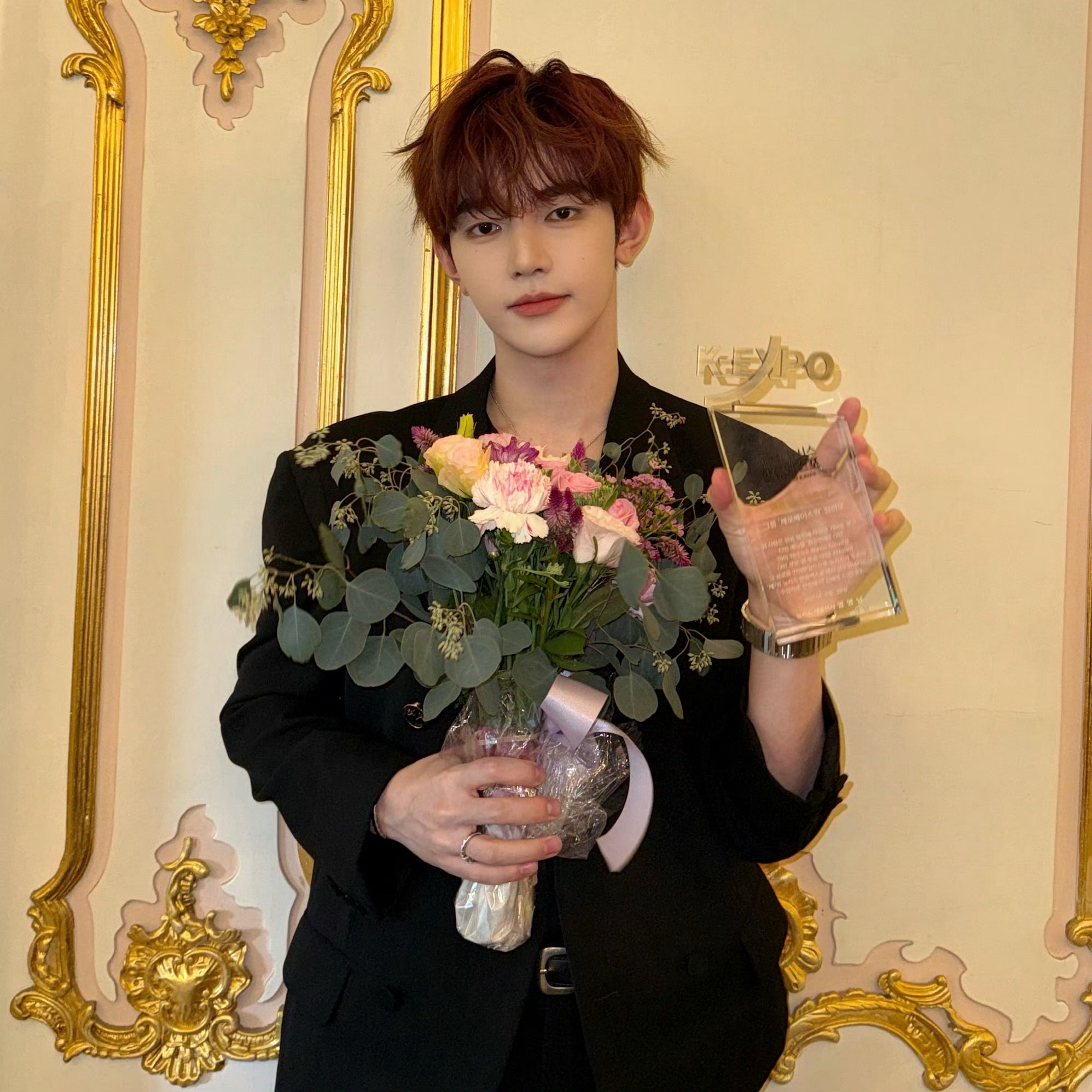 Recent activity shot of Zhang Hao (ZEROBASEONE)