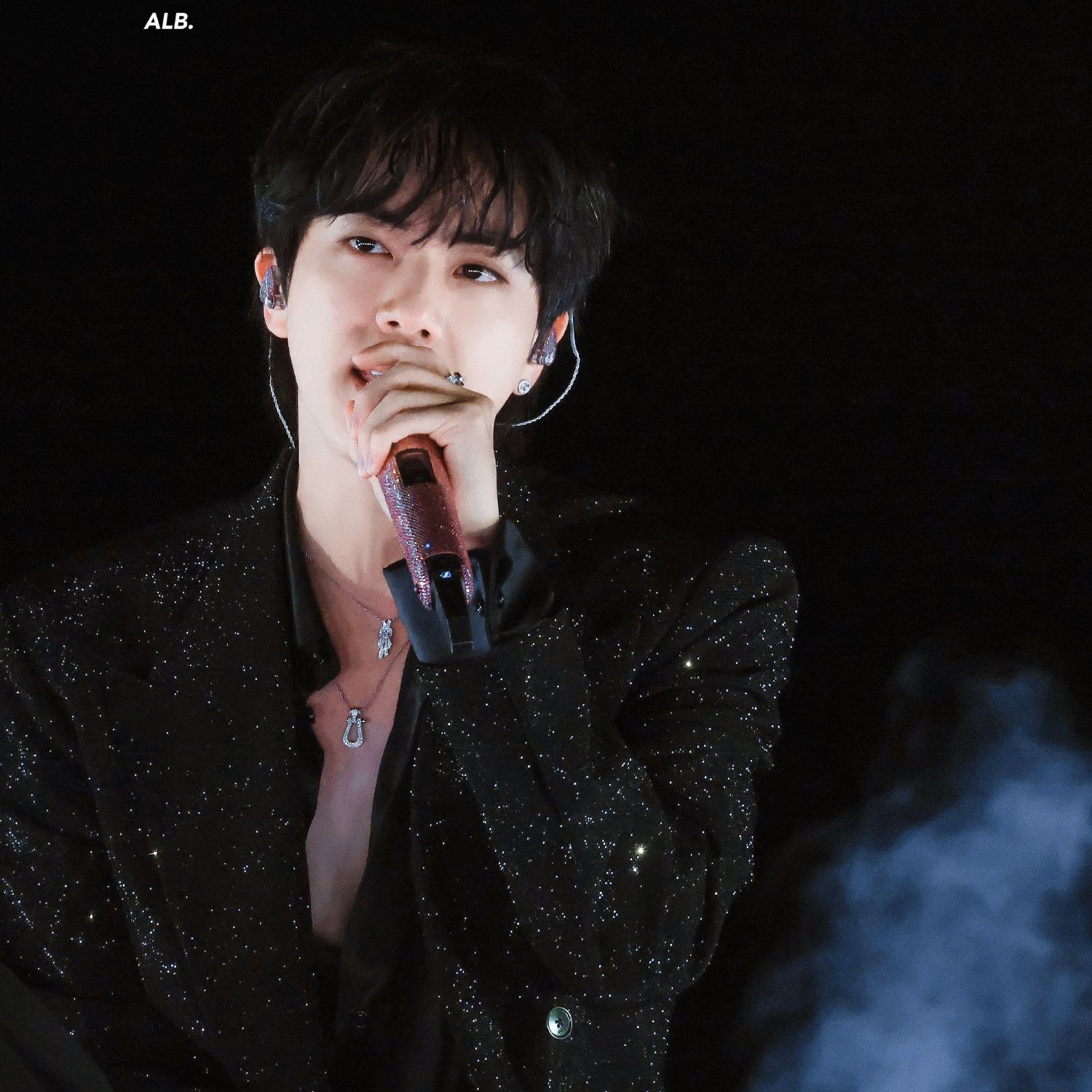 Recent activity shot of Jin (BTS)