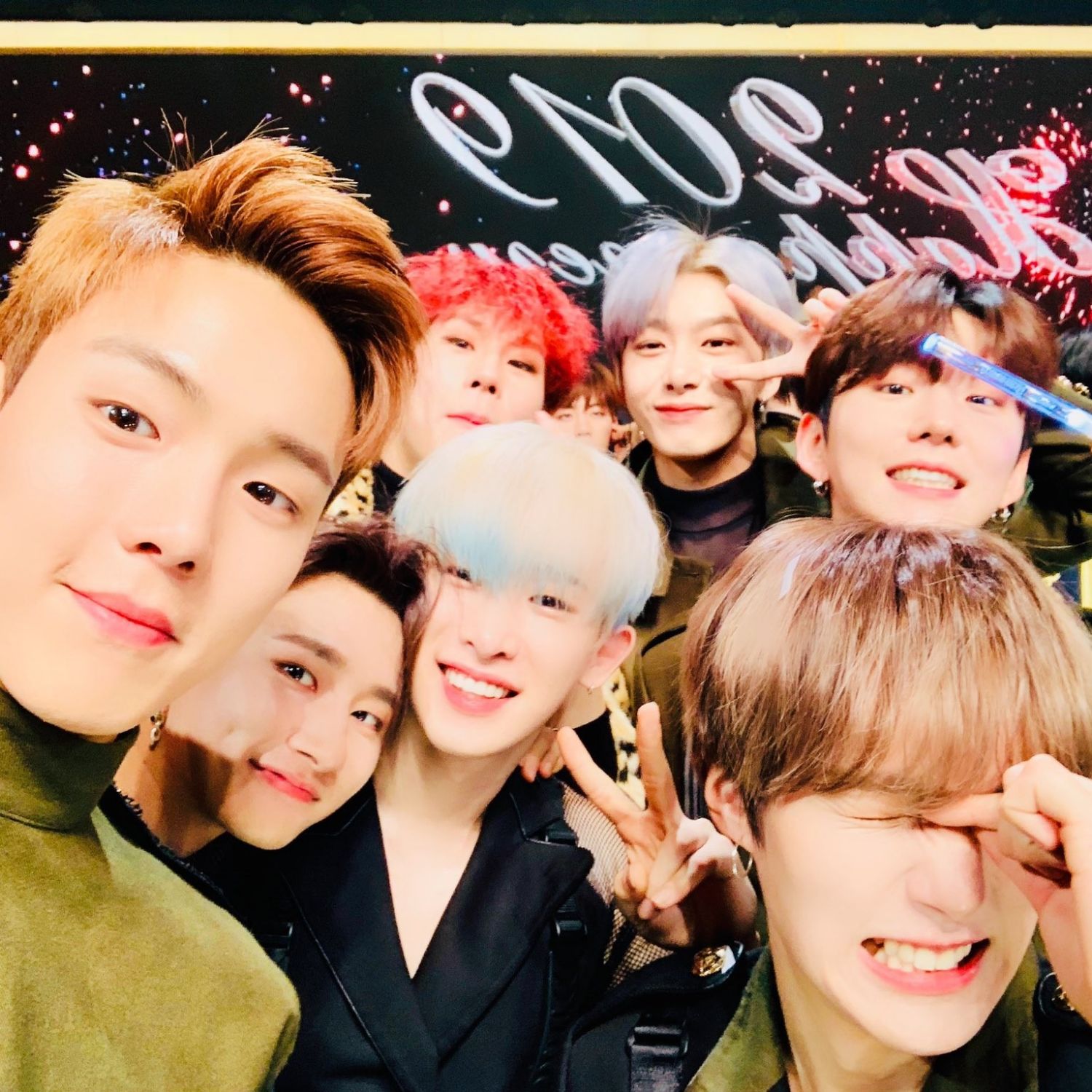 Recent activity shot of MONSTA X