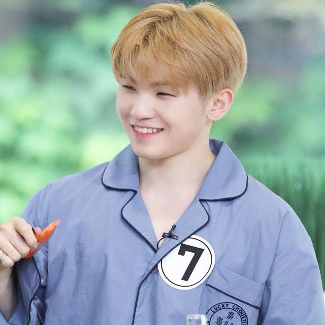 A moment captured by Woozi (SEVENTEEN)'s fan