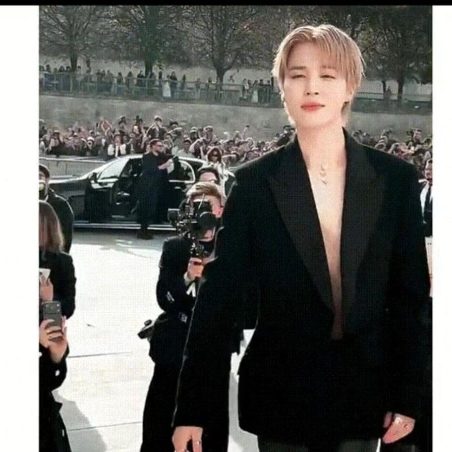 Recent activity shot of Jimin (BTS)