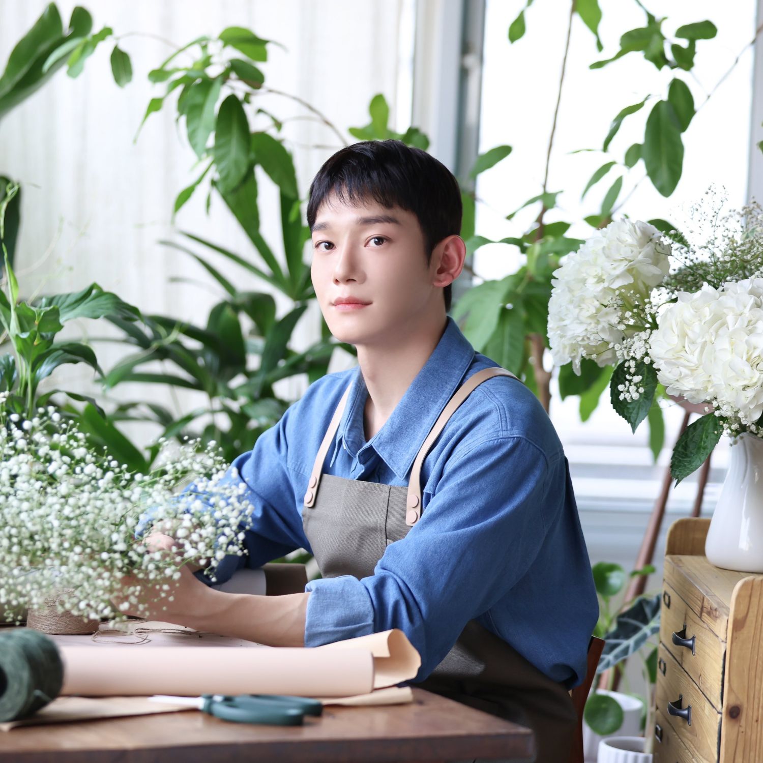 Recent activity shot of Chen (EXO)