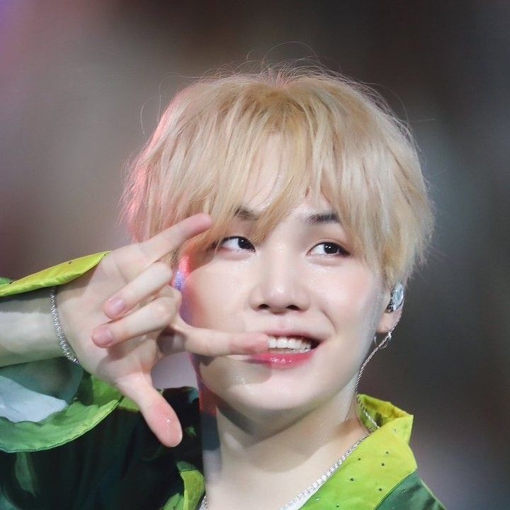 Recent activity shot of SUGA (BTS)