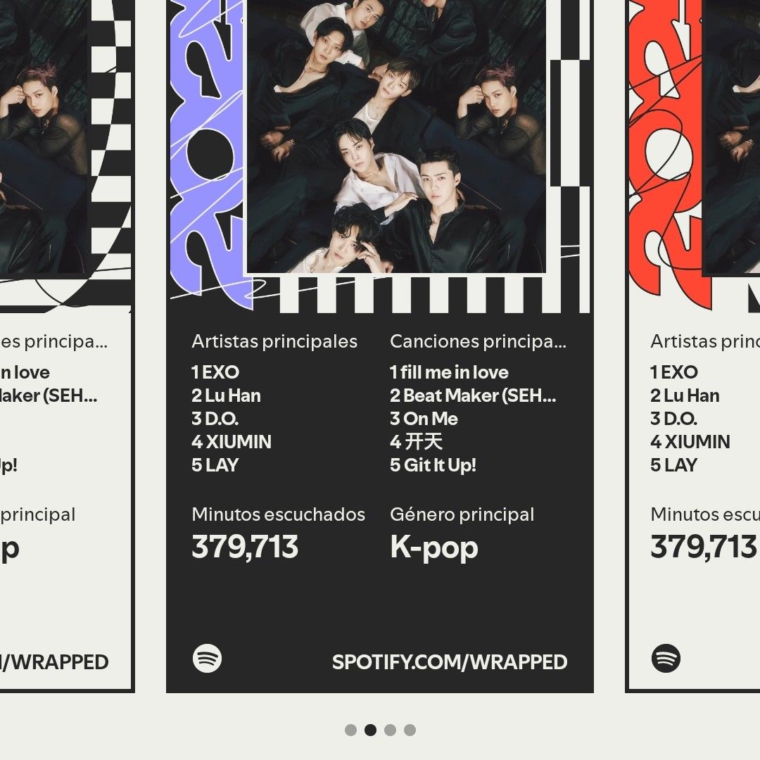 Recent activity shot of EXO