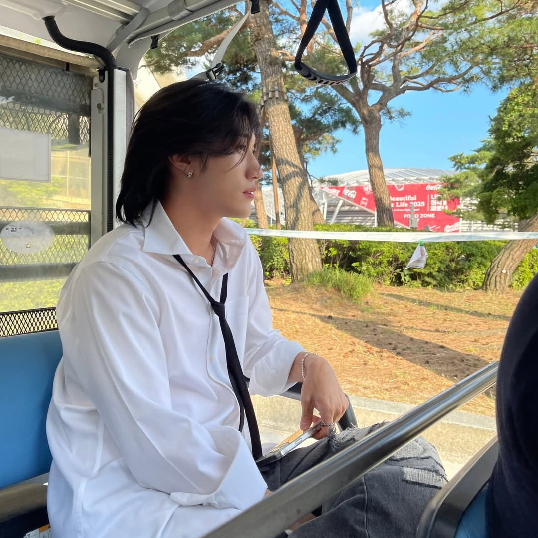 A moment captured by Bang Yedam's fan