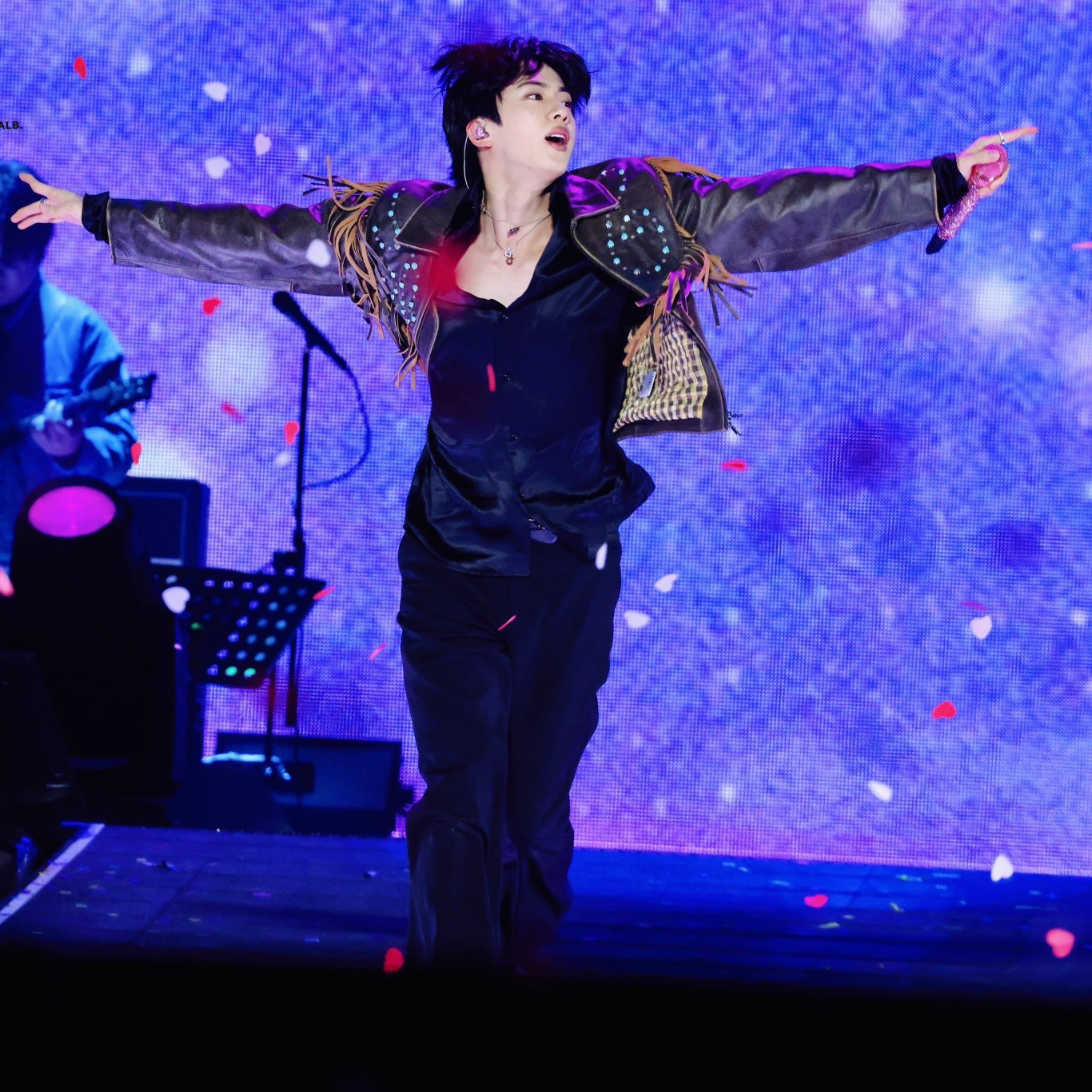 Recent activity shot of Jin (BTS)