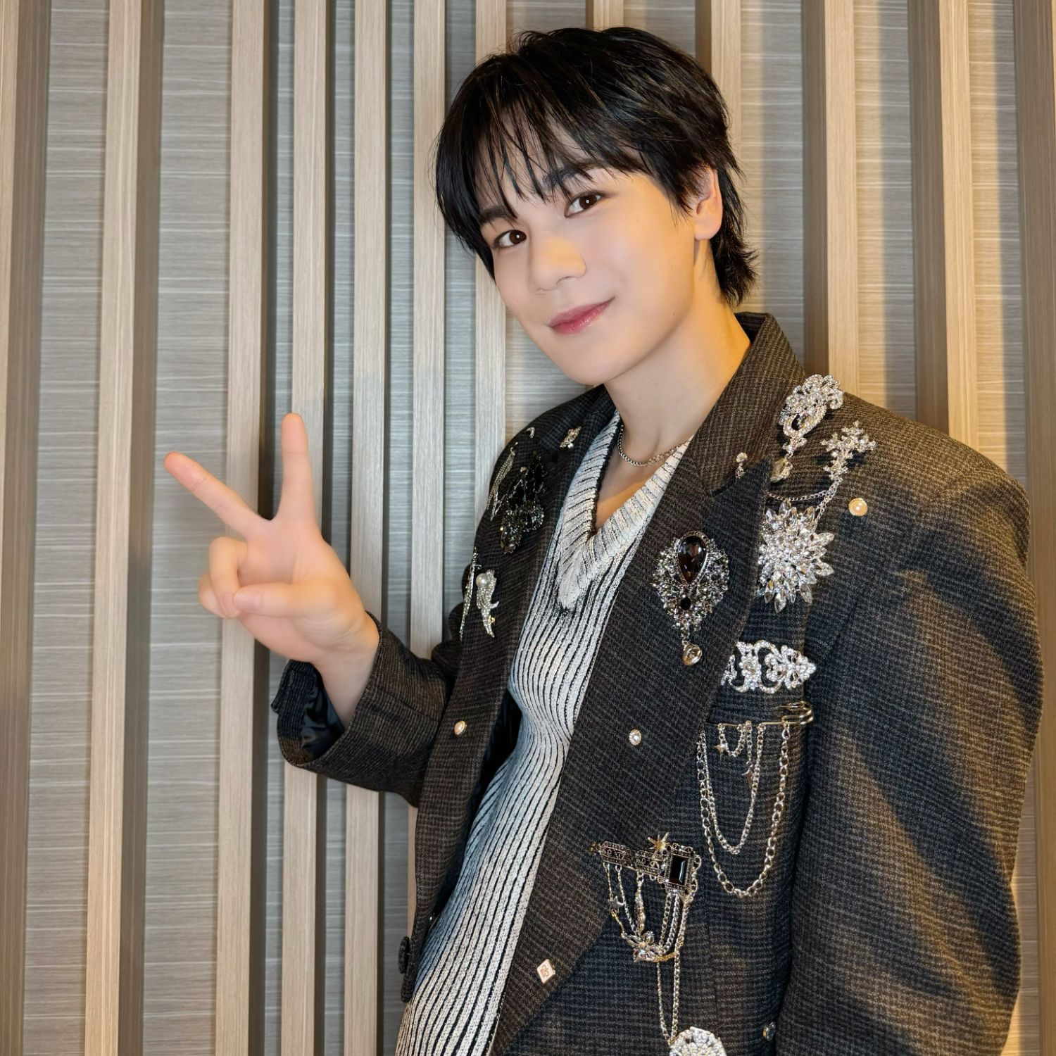 Recent activity shot of Mamehara Issei (JO1)