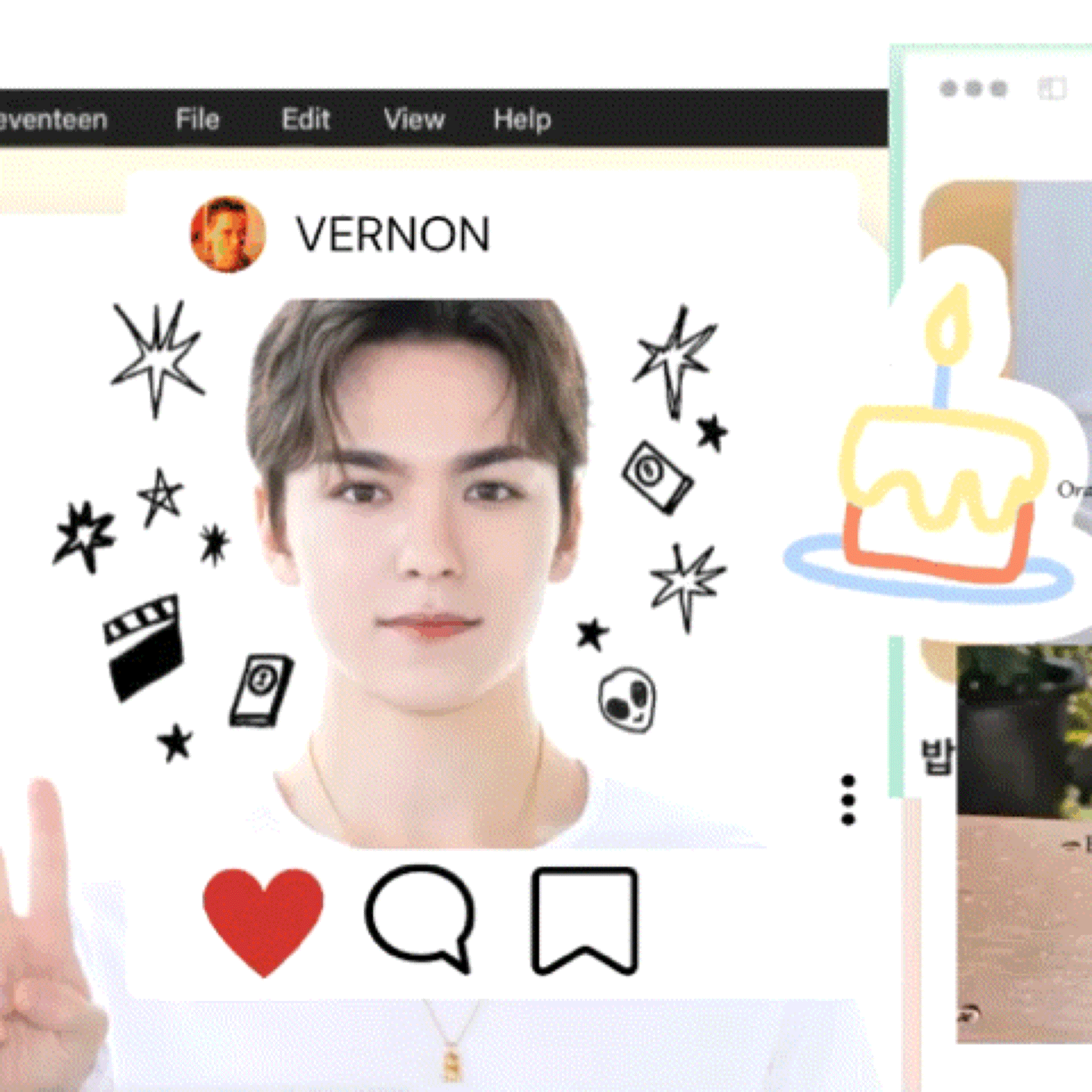 Vernon (SEVENTEEN)的幕后花絮