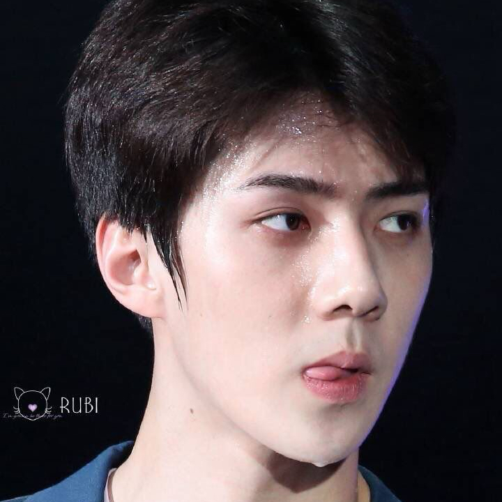 A moment captured by Sehun (EXO)'s fan