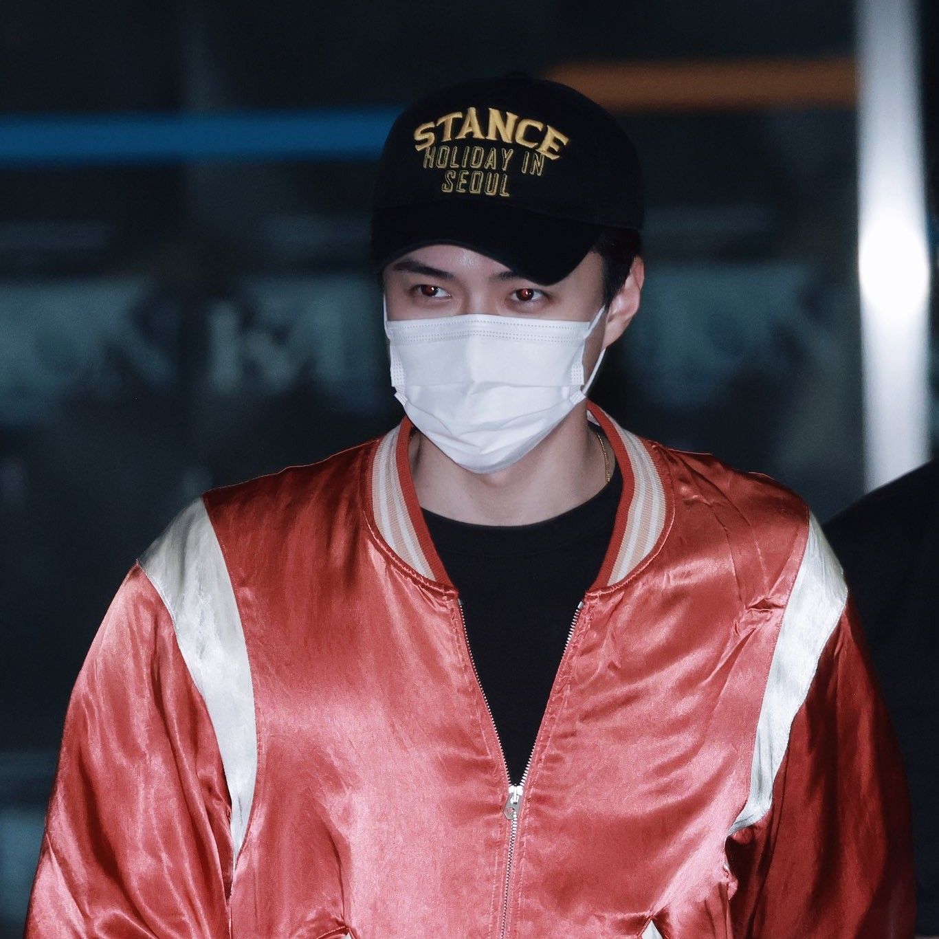 Recent activity shot of Sehun (EXO)