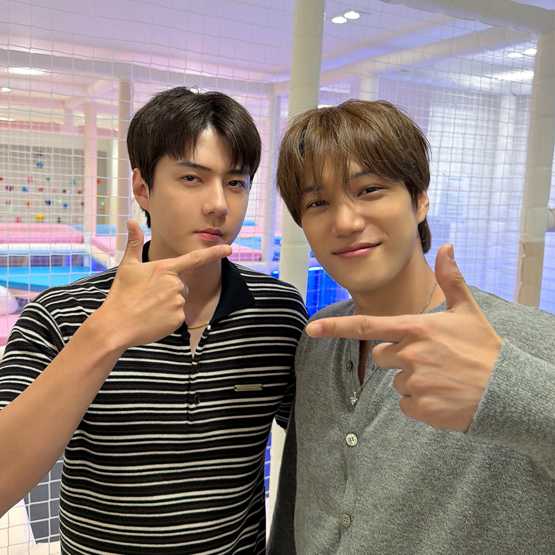 A moment captured by Kai (EXO)'s fan