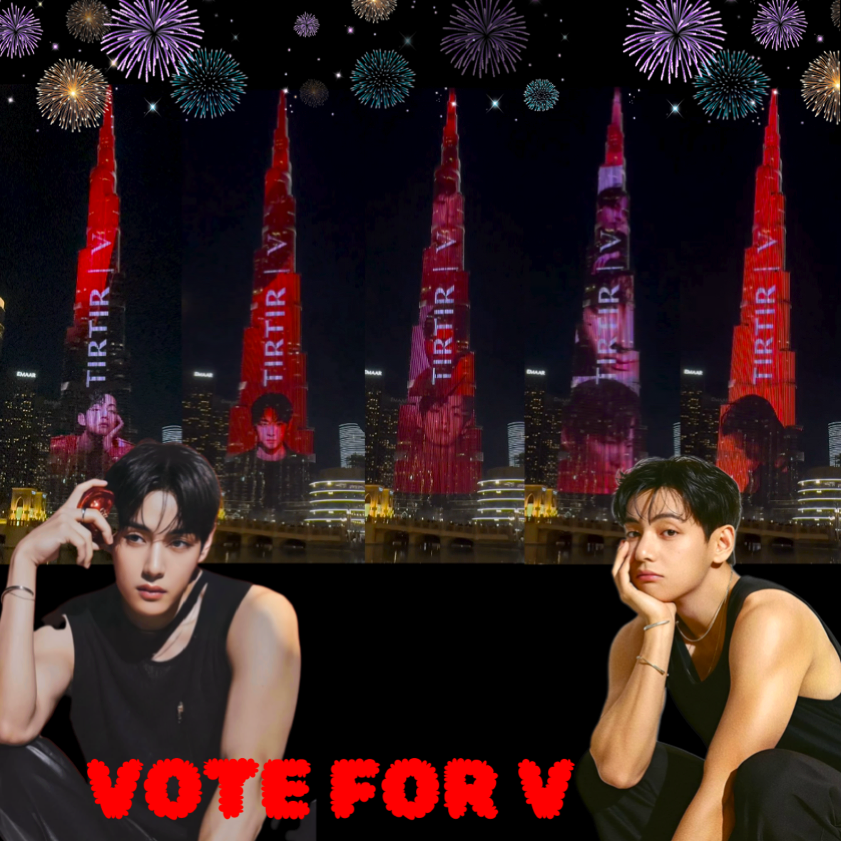 Behind-the-scenes cut of V (BTS)