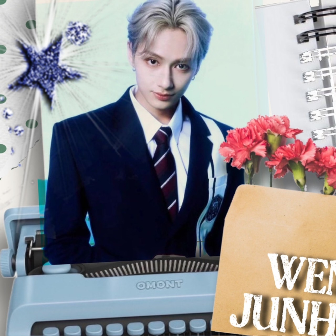Recent activity shot of Jun (SEVENTEEN)