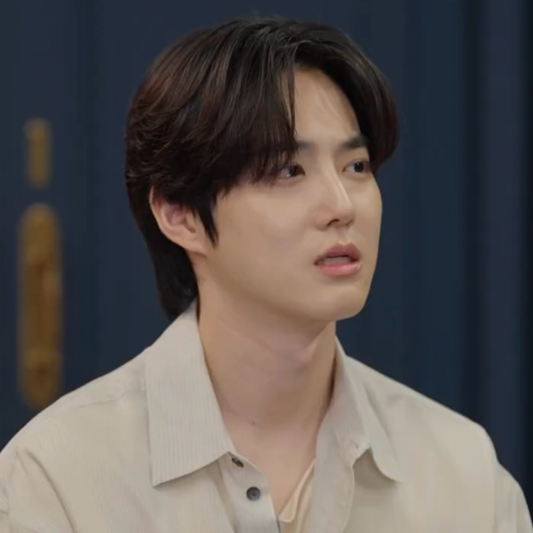 Behind-the-scenes cut of Suho (EXO)