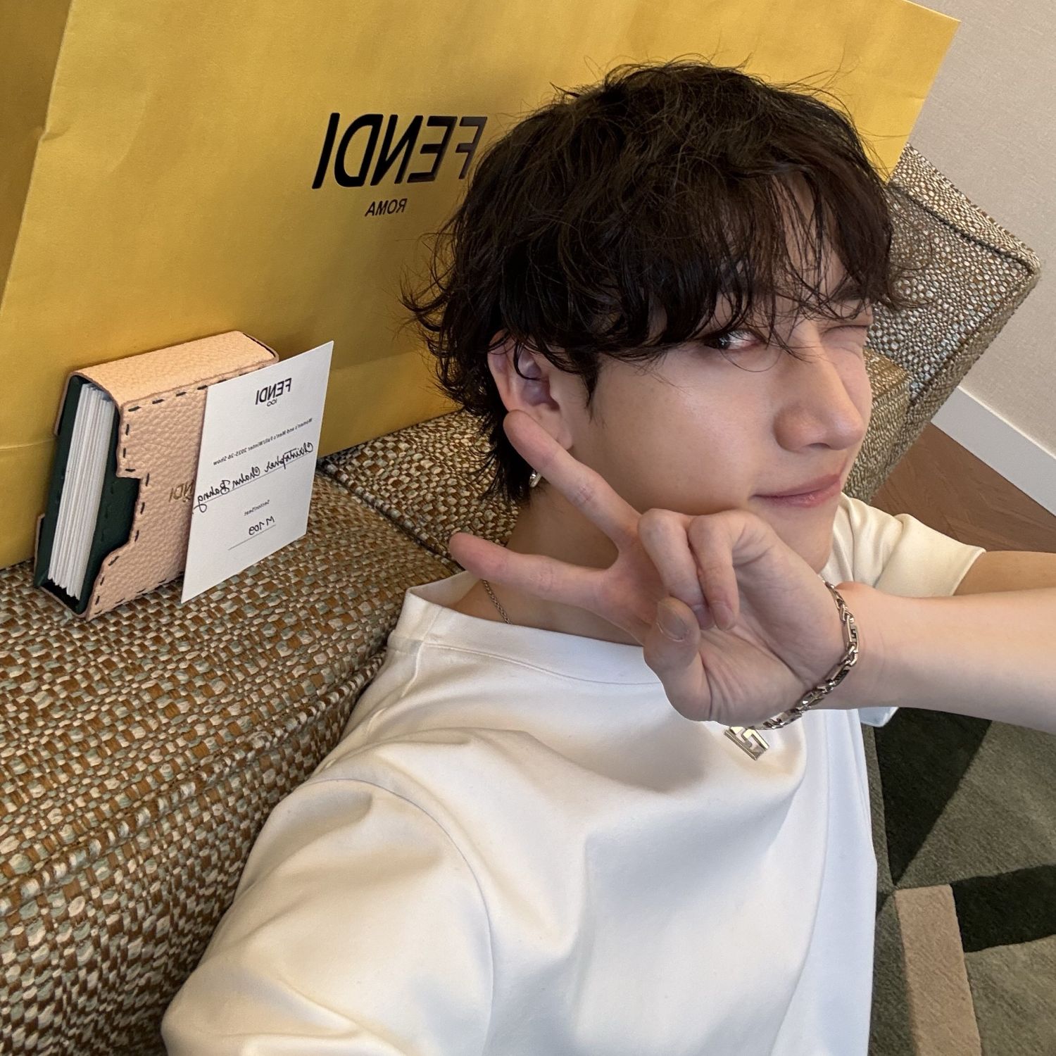 A moment captured by Bang Chan (Stray Kids)'s fan