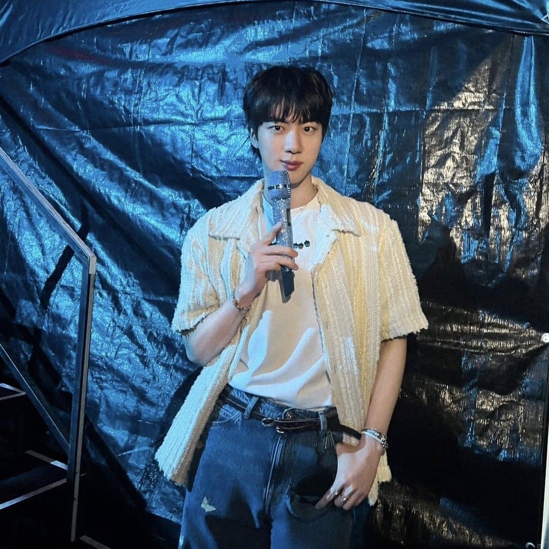 Recent activity shot of Jin (BTS)