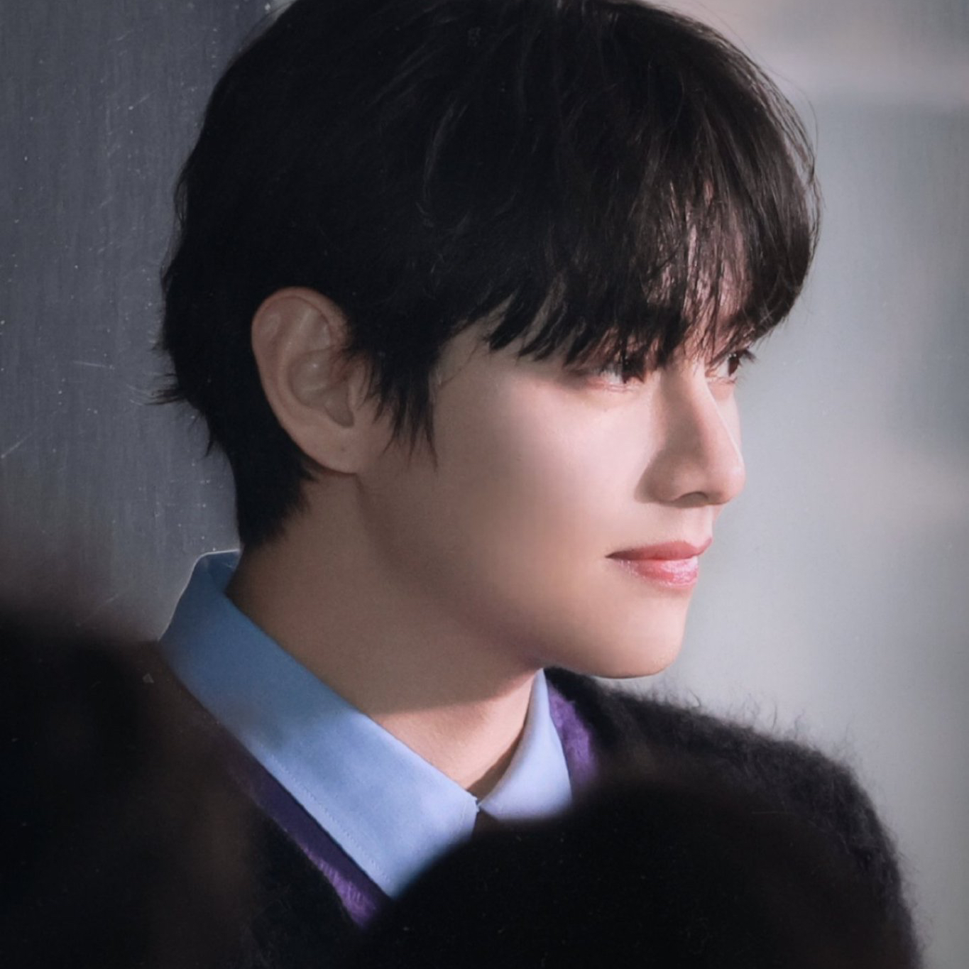 A moment captured by V (BTS)'s fan