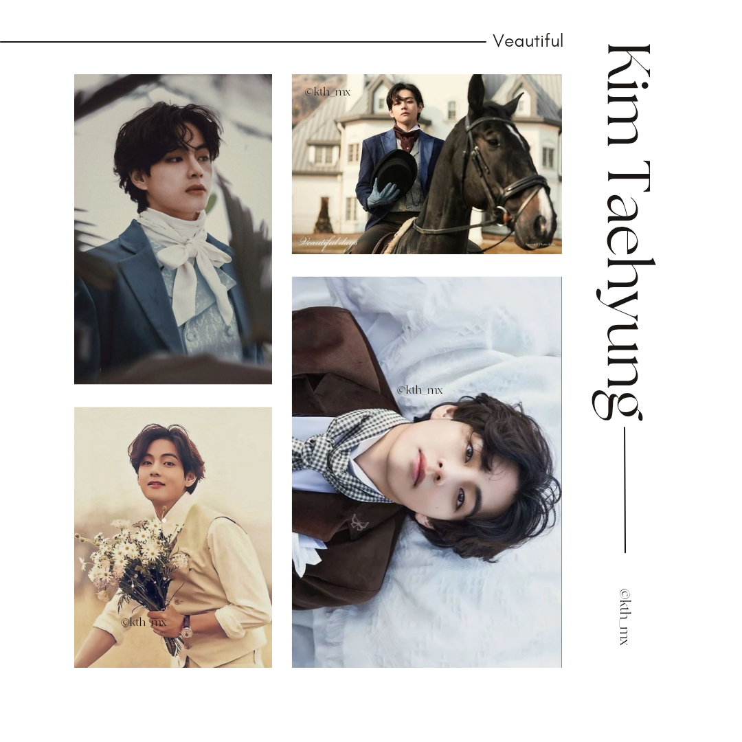 A moment captured by V (BTS)'s fan