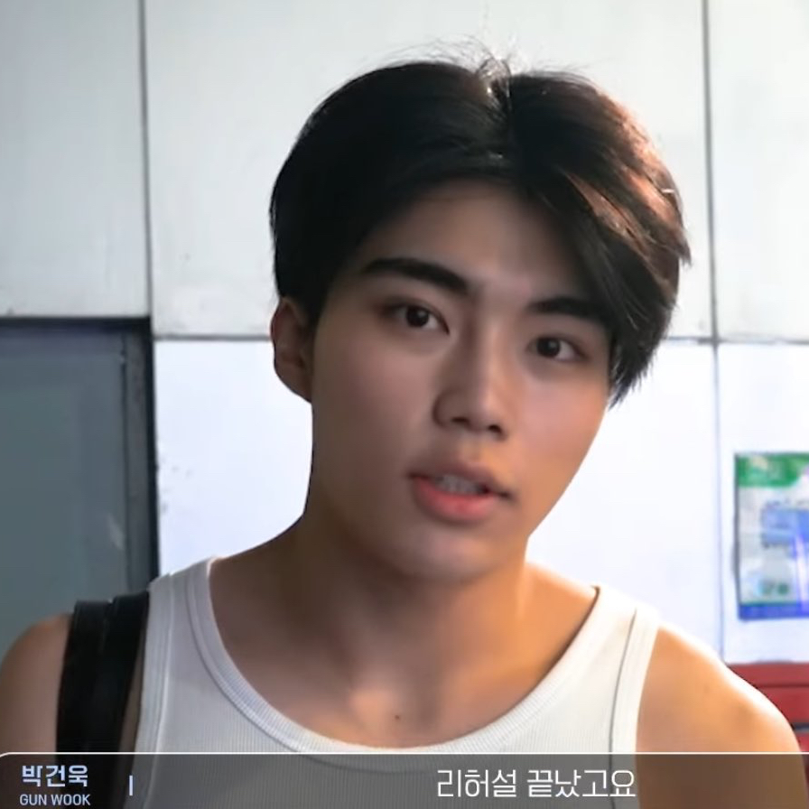 Behind-the-scenes cut of Park Gunwook (ZEROBASEONE)