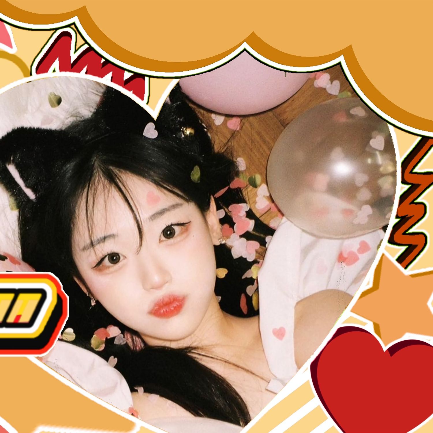 Recent activity shot of Hina (QWER)