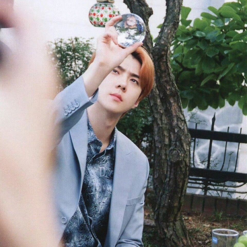 Recent activity shot of Sehun (EXO)