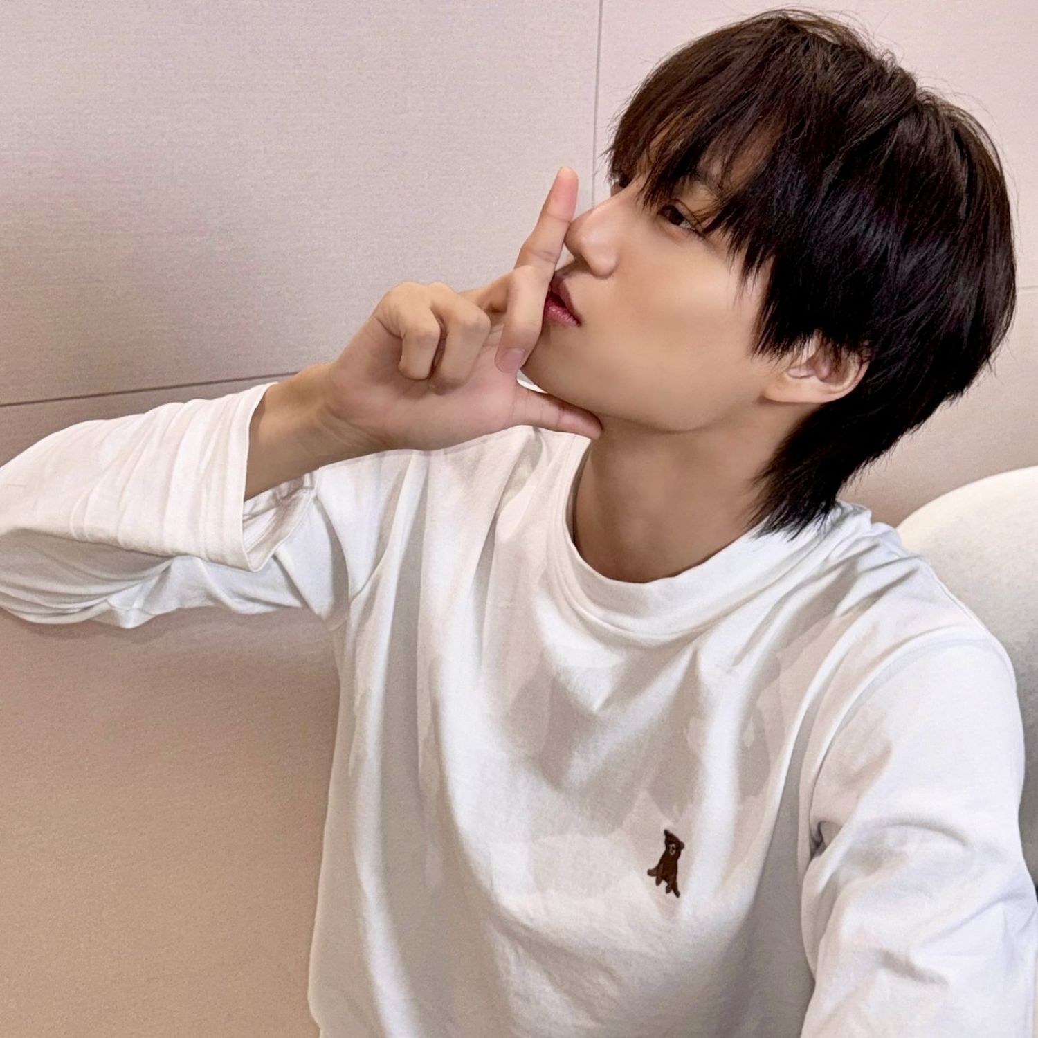 Kai (EXO)粉絲拍下的瞬間