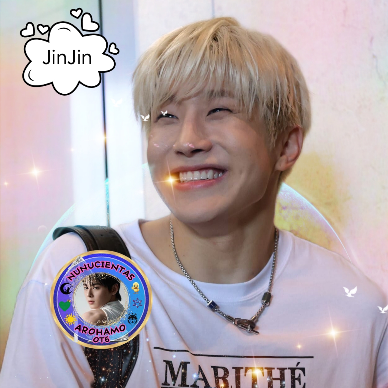 A moment captured by Jinjin (ASTRO)'s fan