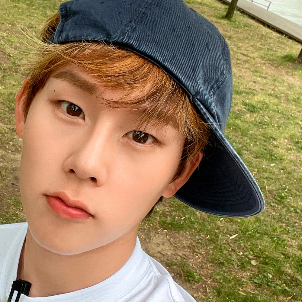 Recent activity shot of Joohoney (MONSTA X)