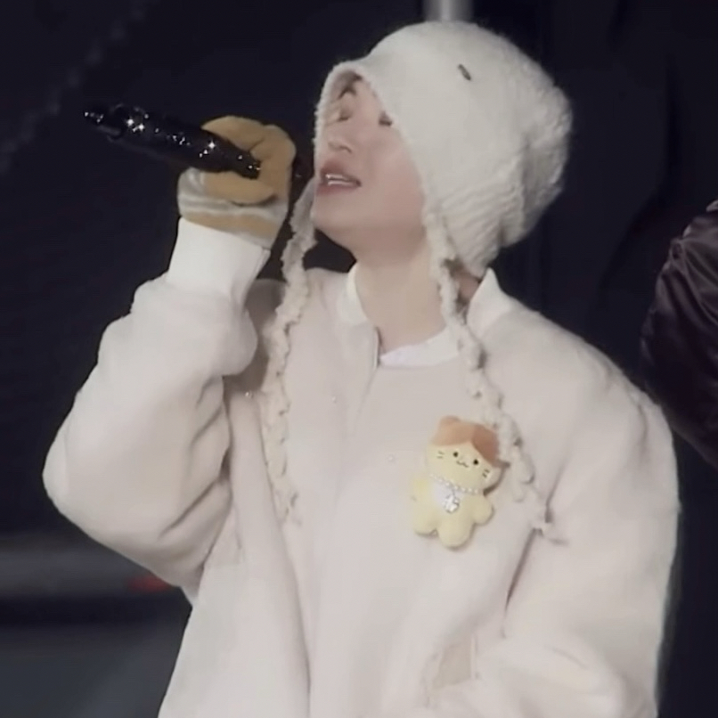 A moment captured by Woozi (SEVENTEEN)'s fan